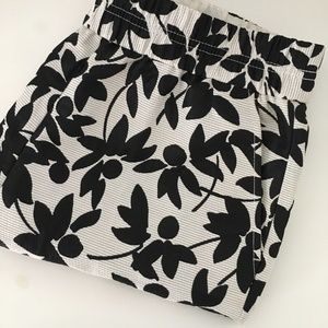 J. Crew black and white shorts